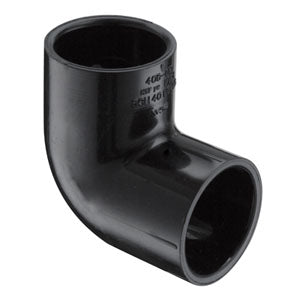 Spears 406-007B 3/4 PVC 90 ELBOW SOCKET SCH40 BLACK  | Midwest Supply Us