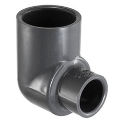 Spears 406-130G 1X1/2 PVC REDUCING 90 ELBOW SOCKET SCH40 GRAY  | Midwest Supply Us