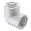 408-007 | 3/4 PVC 90 ELBOW FPT SCH40 | (PG:040) Spears