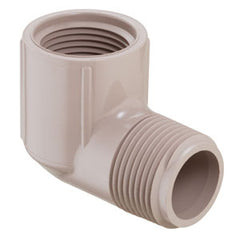 Spears 412-005UV 1/2 PVC ULTRA VIOLET RESISTANT 90 STREET ELBOW MPTXFPT SCH40  | Midwest Supply Us