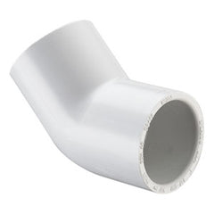 Spears 417-100F 10 PVC 45 ELBOW SOCKET SCH40 FABRICATED  | Midwest Supply Us