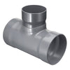 4301-756 | 16X6 PVC REDUCING TEE SOCKET DUCT | (PG:430) Spears