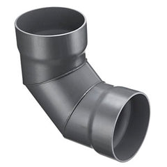 Spears 43063-080 8 PVC 90 ELBOW 3 SEGMENT SOCKET DUCT  | Midwest Supply Us