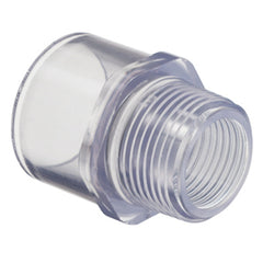 Spears 436-025L 2-1/2 PVC MALE ADAPTER MPTXSOC SCH40 CLEAR  | Midwest Supply Us