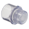 436-012L | 1-1/4 PVC MALE ADAPTER MPTXSOC SCH40 CLEAR | (PG:039) Spears