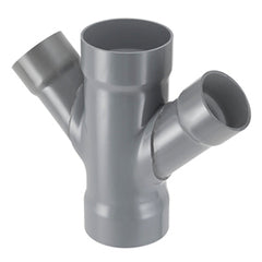 Spears 4376-910C 24X10 CPVC REDUCING DOUBLE WYE SOCKET DUCT  | Midwest Supply Us
