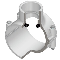 Spears 466S-249 2X1 PVC CLAMP SADDLE SOCKET BUNA SS BOLT  | Midwest Supply Us