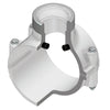 467-585SR | 8X6 PVC CLAMP SADDLE REINFORCED FEMALE THREAD BUNA ZINC BOLT | (PG:046) Spears