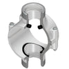 469-416SR | 4X3/4 PVC CLAMP SADDLE DOUBLE OUTLET REINFORCED FEMALE THREAD BUNA ZN | (PG:046) Spears