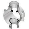 469S-336SR | 3X1-1/4 PVC CLAMP SADDLE DOUBLE OUTLET REINFORCED FEMALE THREAD BUNA | (PG:046) Spears