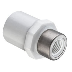 Spears 478-098SR 3/4X1/4 PVC REDUCING SPG FEMALE ADAPTER W/SS RNG  | Midwest Supply Us
