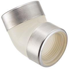 Spears 4819-015SR 1-1/2 PP 45 ELBOW W/SS RING SRFPTXSRFPT  | Midwest Supply Us