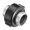 4898-020BSR | 2 PP BLACK UNION W/SS RING REINFORCED FEMALE THREAD EPDM | (PG:061) Spears