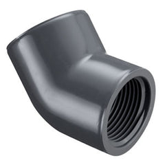 Spears 819-010 1 PVC 45 ELBOW FPT SCH80  | Midwest Supply Us