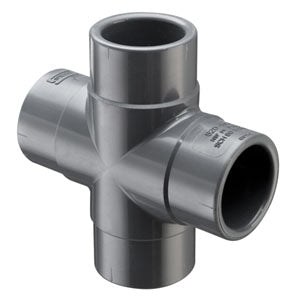 Spears 420-005G 1/2 PVC CROSS SOCKET SCH40 GRAY  | Midwest Supply Us