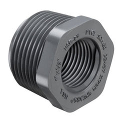 Spears 439-211G 1-1/2X1 PVC REDUCING BUSHING MPTXFPT SCH40 GRAY  | Midwest Supply Us