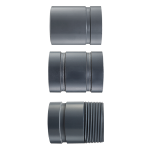 Spears 886-030TG 1-1/2X3 PVC NIPPLE THREADXGROOVE SCH80  | Midwest Supply Us