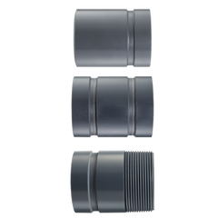 Spears 889-030PG 3X3 PVC NIPPLE PLAINXGROOVE SCH80  | Midwest Supply Us