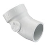 P323-060 | 6 PVC DWV STREET 1/8 BEND HUBXSPIGOT | (PG:051) Spears