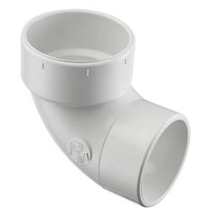 Spears P333-020 2 PVC DWV STREET VENT ELBOW HUBXSPIGOT  | Midwest Supply Us