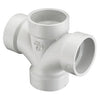 P428-020 | 2 PVC DWV DOUBLE SANITARY TEE HXHXHXH | (PG:051) Spears