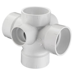 Spears P439-338 3X3X3X3X2X2 DWV DOUBLE REINFORCED THREAD R&L INLET ALLHUB  | Midwest Supply Us