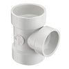 P442-624 | 10X10X4 PVC DWV REDUCING VENT TEE HUBXHUBXHUB | (PG:052) Spears