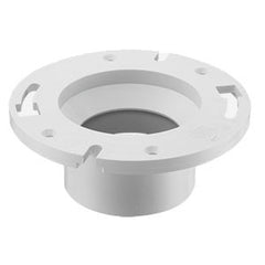 Spears P800S-422 4X3 PVC DWV CLOSET FLANGE W/STOP HUB  | Midwest Supply Us