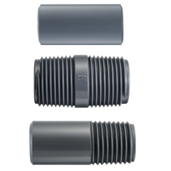 Spears 1890-220 4X22 PVC NIPPLE TOE SCH80  | Midwest Supply Us