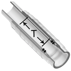 Spears S118-15T 1-1/2 PVC REPAIR COUPLING CL315 SPIGOTXSOC  | Midwest Supply Us