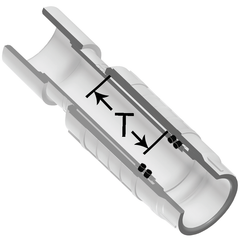 Spears SH119-15 1-1/2 PVC SHORT REPAIR COUPLING SOCXSOC  | Midwest Supply Us