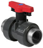 1821-005SR | 1/2 PVC TRUE UNION 2000 INDUSTRIAL BALL VALVE REINFORCED THREAD EPDM | (PG:600) Spears