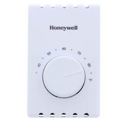 Resideo T410A1013 ELECTRIC HEAT THERMOSTAT SPST, BIMETAL SNAP ACTING SWITCH, WHITE, DEG F .  | Midwest Supply Us