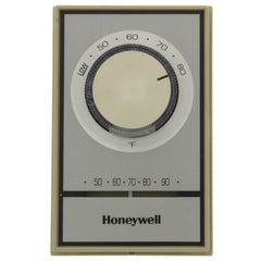 Resideo T498A1778 ELECTRIC HEAT THERMOSTAT SPST, BIMETAL SNAP ACTING SWITCH, BRUSH GOLD, DEG F.  | Midwest Supply Us