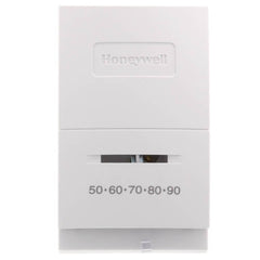 Resideo T822K1018 VERTICAL HEAT ONLY MECHANICAL THERMOSTAT. TERMINALS: R, W. SCALE: 50-90F.SYSTEM SWITCH: NONE. NO FAN SWITCH.  | Midwest Supply Us