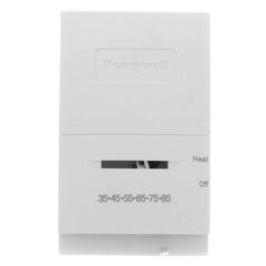 Resideo T822K1042 VERTICAL HEAT ONLY MECHANICAL THERMSOTAT FOR GARAGES. TERMINALS: R, W. SCALE: 35-85F. SYSTEM SWITCH: HEAT/OFF. NO FAN SWITCH.  | Midwest Supply Us