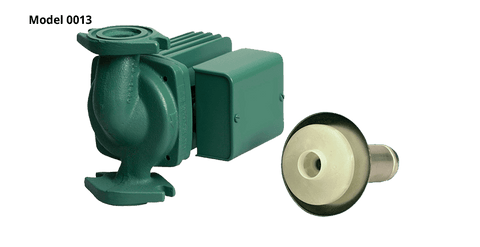 Taco 0013-F4Y Circulator Pump | Cast Iron | 1/6 HP | 230V | Single Phase | 2A | 3250 RPM | Flanged | 34 GPM | 33ft Max Head | 125 PSI Max Press. | Series 0013  | Midwest Supply Us