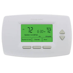 Resideo TB7100A1000 MULTIPRO THEMROSTAT IS MULTISPEED AND MULTI-APPLICATION. 7 DAY PROGRAMMABLE OR NON-PROGRAMMABLE. WORKS WITH: 1 HEAT/1COOL CONVENTIONAL, UP TO 2H/1C HEAT PUMP, 4 PIPE FAN COIL (3 FAN SPEEDS), 2 PIPE  | Midwest Supply Us