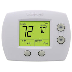Resideo TH5110D1022 FOCUSPRO 5000 NON-PROGRAMMABLE DIGITAL THERMOSTATS, BACKLIT DISPLAY, DUAL POWERED (24VAC AND/OR BATTERY). UP TO 1H/1C. 2.98 SQ. IN. DISPLAY  | Midwest Supply Us