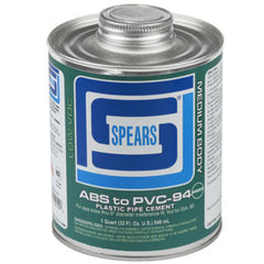 Spears TRAN94G-010 1/2 PINT TRANSITION-94 MED BODY ABS-PVC  | Midwest Supply Us