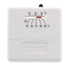 Resideo TS812A1007 HEAT ONLY MECHANICAL THERMSOTAT. POSITIVE OFF. PREMIER WHITE. FOR 750MV SYSTEMS.  | Midwest Supply Us
