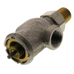 Resideo V110F1002 V110 VALVE BODY- HORIZONTAL ANGLE PATTERN WITH MNPT TAILPIECE OUTLET. CONNECTION, 1/2 IN.  | Midwest Supply Us