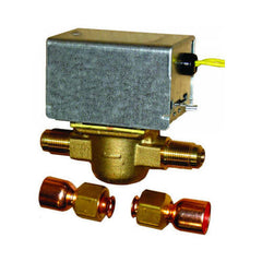 Resideo V8043G1034 ZONE VALVE 24/60 3/8" FLARE 3.5 CV 18" LW AND END SW. INCLUDES TWO STRAIGHT 3/4" SWEAT ADAPTERS.  | Midwest Supply Us