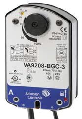 Johnson Controls VA9208-BGA-3 ROTARY ACTUATOR; 70 LB IN; (8N-M) SPRING RETURN DIRECT-COUPLED ACTUATOR; ON/OFF CONTROL  | Midwest Supply Us