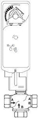 Schneider Electric (Barber Colman) VS-7313-556-4-11 2"3-WayMix 41cv w/24v S/R Prop  | Midwest Supply Us
