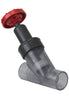 1723-015CL | 1-1/2 PVC CLEAR Y-PATTERN VALVE FLANGEDED EPDM | (PG:621) Spears