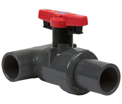 Spears 182901-209 1-1/2X1/2 PVC TEE VALVE SOC/FPT EPDM  | Midwest Supply Us