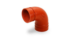 Everflow 1126 8" Grooved 90 Elbow Long Radius  | Midwest Supply Us