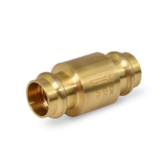 Everflow 150R012-NL 1/2 " Press Spring Loaded Brass Inline Check valve Lead Free  | Midwest Supply Us