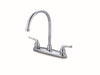 BGL-G10C | Glenford Two Handle Kitchen Faucet Without Spray Chrome | Everflow